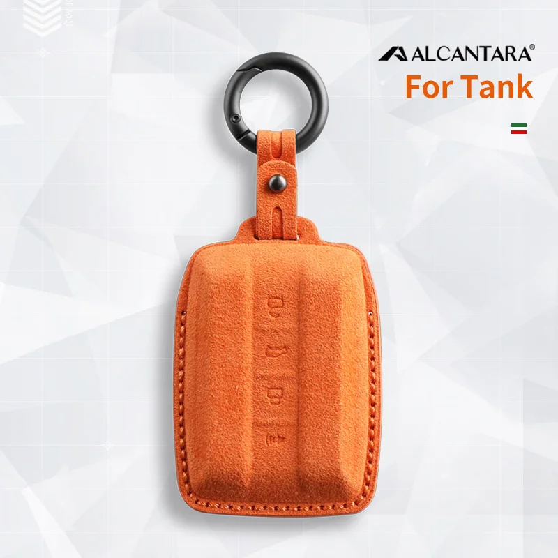 Alcantara Suede Car Key Case Cover Shell For Great Wall GWM WEY Tank300 Tank500 4 buttons Keychain Accessories
Alcantara Suede Car Key Case Cover Shell For Great Wall GWM WEY Tank300 Tank500 4 buttons Keychain Accessories