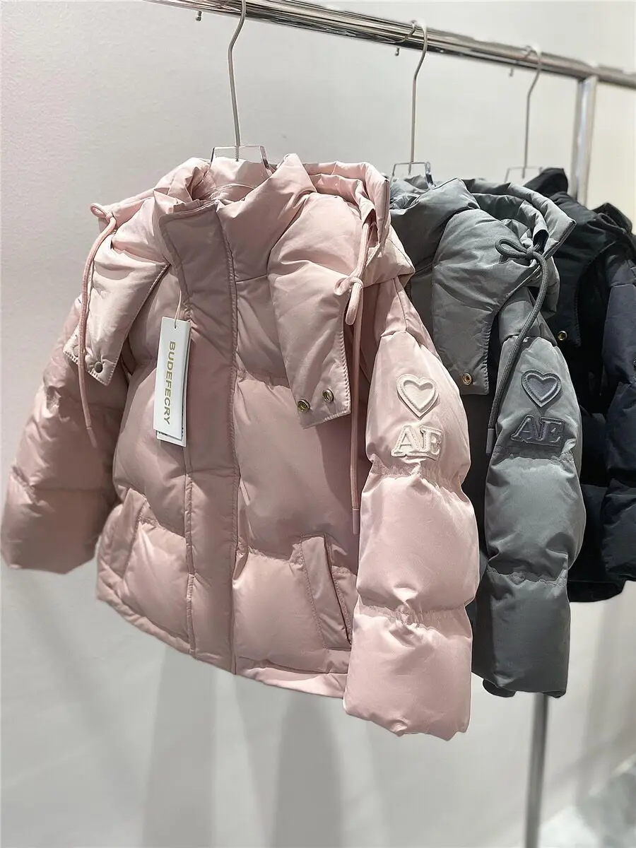 2023 Winter Girls Boys Cute Heart Thick Warm Hooded Down Jacket Baby Kids Children Coat Outerwear
2023 Winter Girls Boys Cute Heart Thick Warm Hooded Down Jacket Baby Kids Children Coat Outerwear