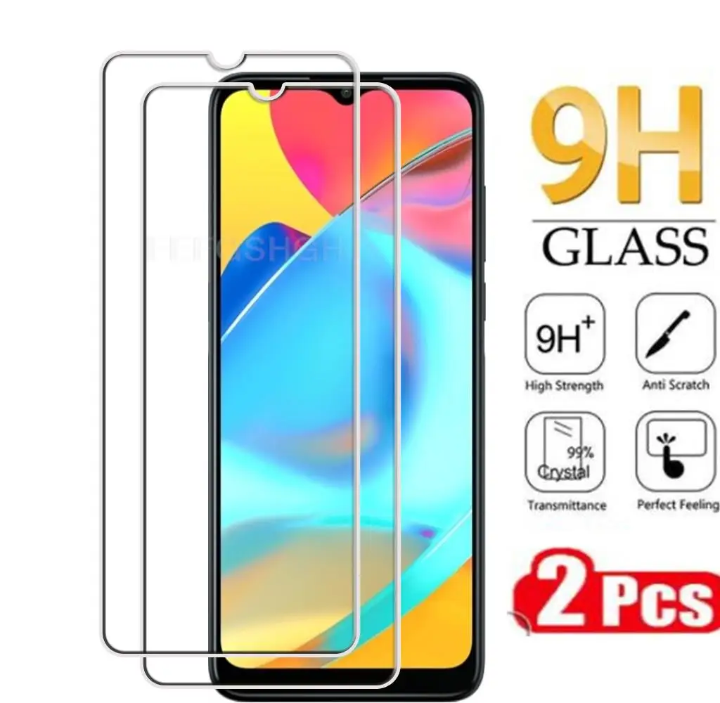 

Original Protection Tempered Glass FOR Alcatel 1S 3L 2021 6.52"Alcatel1S 6025H 6025D 6056D Screen Protective Protector Film