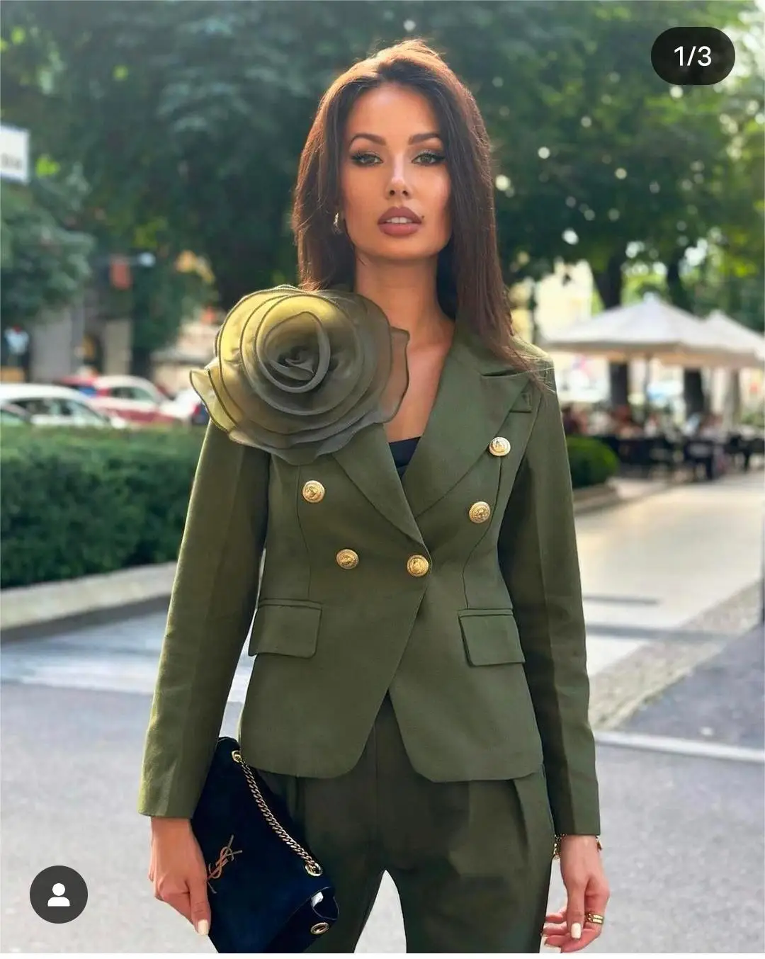 Женский Зеленый Блейзер в западном стиле Amy, зимние женские пальто и брюки с 3D цветами, комплекты из 2 предметов
Женский Зеленый Блейзер в западном стиле Amy, зимние женские пальто и брюки с 3D цветами, комплекты из 2 предметов