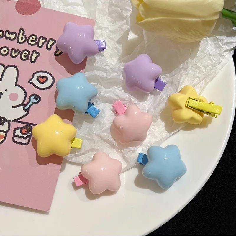 10PCS Dopamine Color Star Hairpins Sweet Cute Girls Side Bangs Clips Mini Candy Color Broken Hair Duck Beak Clips Kids Headwear
10PCS Dopamine Color Star Hairpins Sweet Cute Girls Side Bangs Clips Mini Candy Color Broken Hair Duck Beak Clips Kids Headwear