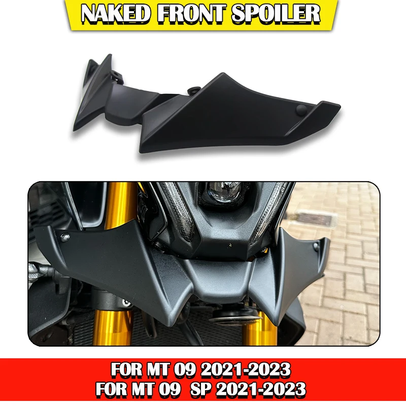 

For YAMAHA MT-09 SP 2021 2022 2023 MT09 21-23 Motorcycle Sport Downforce Naked Forntal Spoilers Aerodynamic Wing Deflector