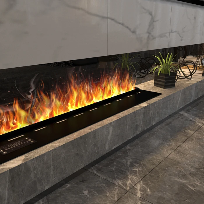 

Vapor Steam Water Fireplace Atomizing Mist Insert Neon Flame Decorative Led 3d Intelligent Electric Fireplaces