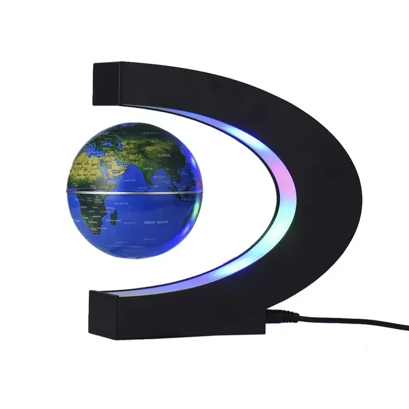 LED Night Light C-shaped Globe Table Atmosphere Night Lamp Magnetic Suspension Globe Ornaments Christmas Gift Home Decoration
LED Night Light C-shaped Globe Table Atmosphere Night Lamp Magnetic Suspension Globe Ornaments Christmas Gift Home Decoration