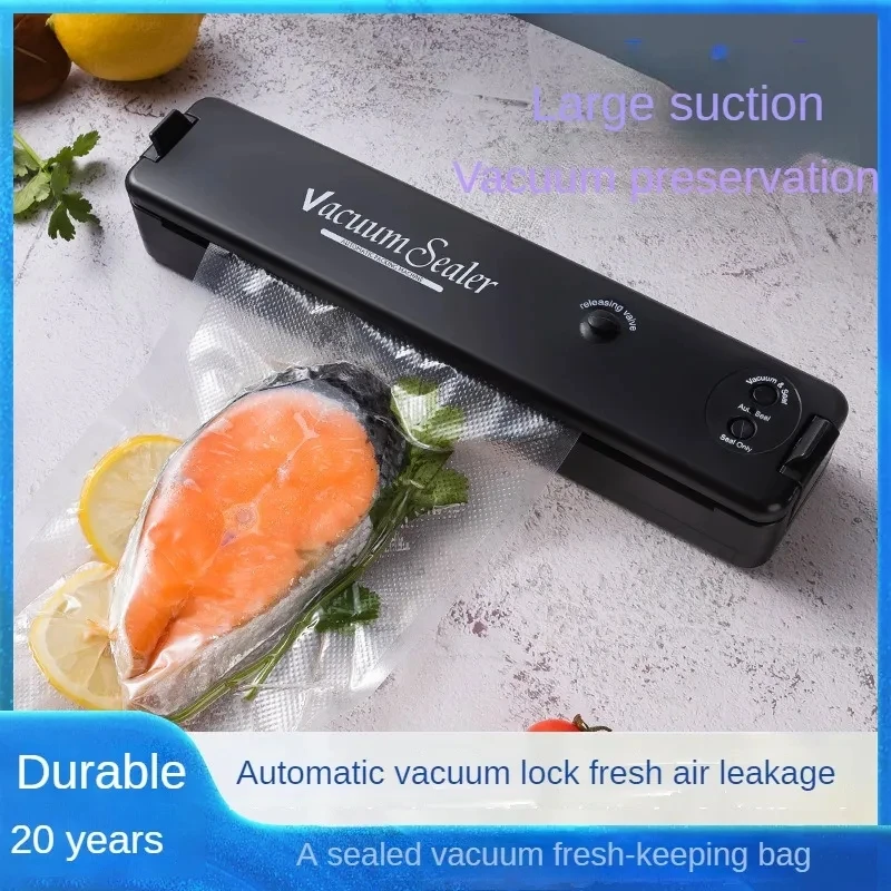 Household Evacuation Seal Automatic Compressor Wet and Dry Dual-Use Fresh-Keeping Packaging Vacuum Sealing Machine
Household Evacuation Seal Automatic Compressor Wet and Dry Dual-Use Fresh-Keeping Packaging Vacuum Sealing Machine