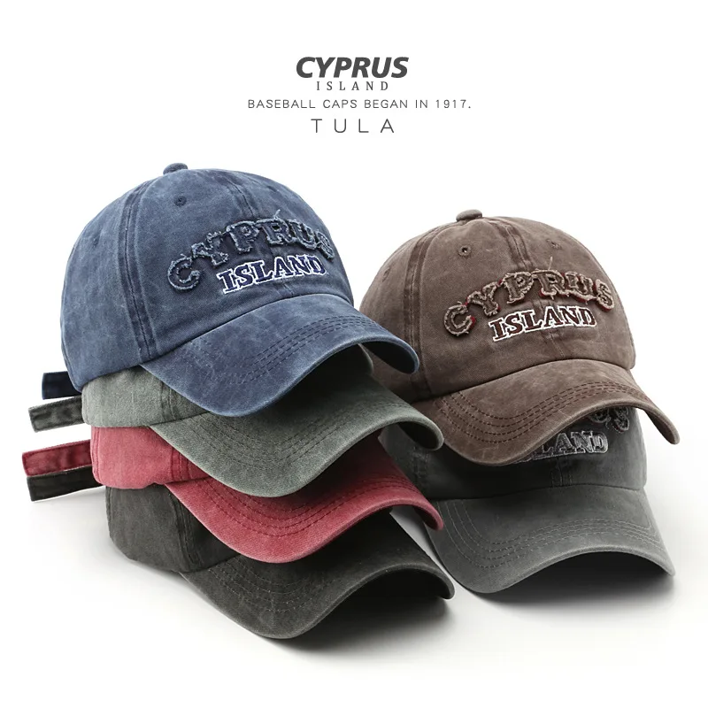 Retro Washed Distressed Letters Embroidered Curved Brim Peaked Cap Trendy Men's Outdoor Sports and Casual Baseball Cap
Retro Washed Distressed Letters Embroidered Curved Brim Peaked Cap Trendy Men's Outdoor Sports and Casual Baseball Cap