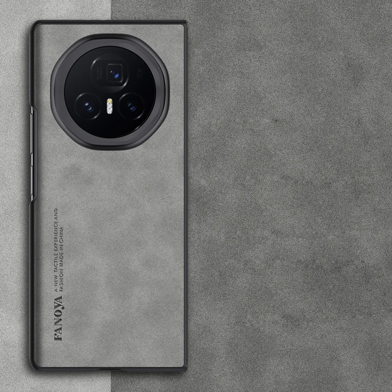 غطاء خلفي من جلد البولي يوريثان غير اللامع لهاتف Honor Magic V3 FCP-AN10 27 غطاء خلفي من جلد البولي يوريثان غير اللامع لهاتف Honor Magic V3 FCP-AN10