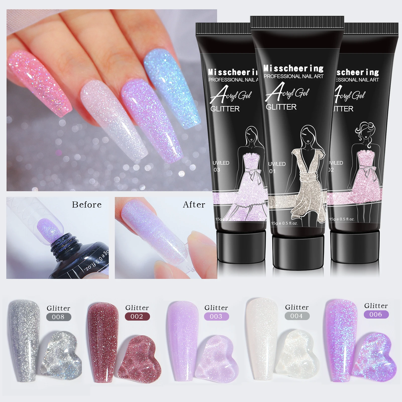 15ml Pearlescent Nail Art Extension UV Gel Acrylic Quick Building Glue Finger Tips Polish Gel Manicure Crystal Sequins Accessory
15ml Pearlescent Nail Art Extension UV Gel Acrylic Quick Building Glue Finger Tips Polish Gel Manicure Crystal Sequins Accessory