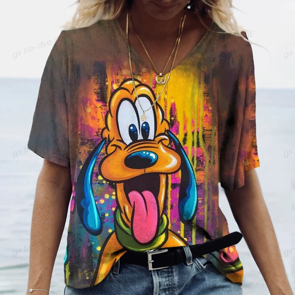 Fashion V-neck Women's T-shirt Summer Outdoor Trend 3D High Fly Print Cut Top New Casual Loose Plus Size Women's T-shirt
Fashion V-neck Women's T-shirt Summer Outdoor Trend 3D High Fly Print Cut Top New Casual Loose Plus Size Women's T-shirt