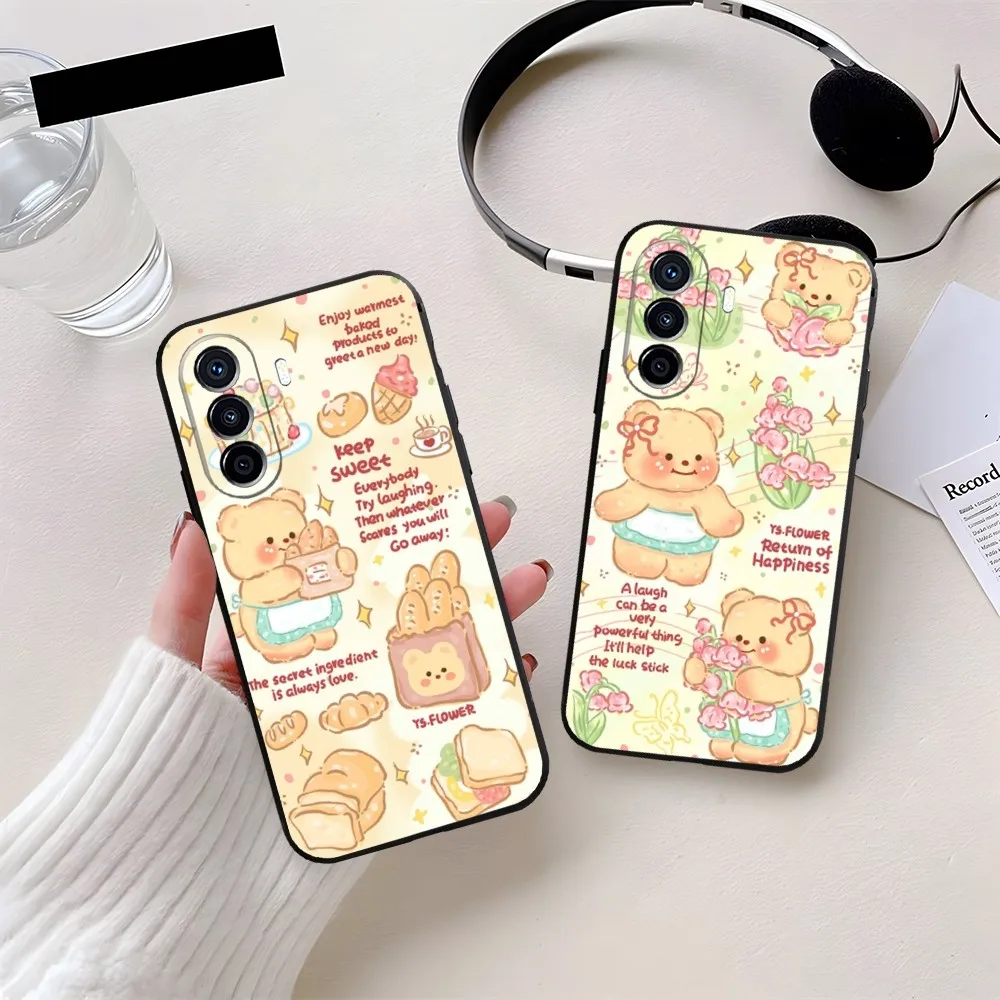 

Phone Case For Huawei ButterBear P50 P30 P40 P10 P20 Lite Mate 40 Pro Plus Psmart Z 6 7 9 Shell Cover