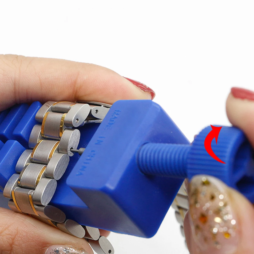 Expertly Remove or Adjust Links in Your Watch Band with Our 11PCS Watch Repair Tool Kit – Perfect for Home Use!
Expertly Remove or Adjust Links in Your Watch Band with Our 11PCS Watch Repair Tool Kit – Perfect for Home Use!