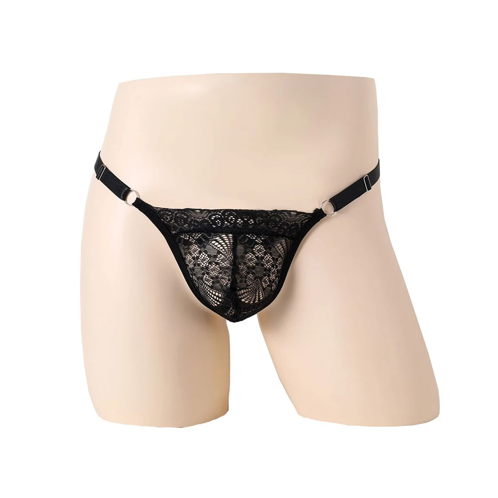 Men Sexy Sissy G-String Lace T-back Briefs Transparent Bikini Thong Low Rise Lingerie Gay Man Erotic Underwear Summer New
Men Sexy Sissy G-String Lace T-back Briefs Transparent Bikini Thong Low Rise Lingerie Gay Man Erotic Underwear Summer New