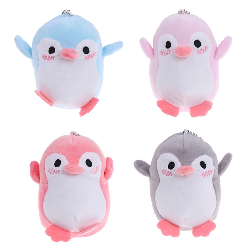 

1PC Lovely Penguin Stuffed Plush Toy Key Chain Kid's Gift Plush Animal Doll Toy For Children 12CM/4.72inch Random Color