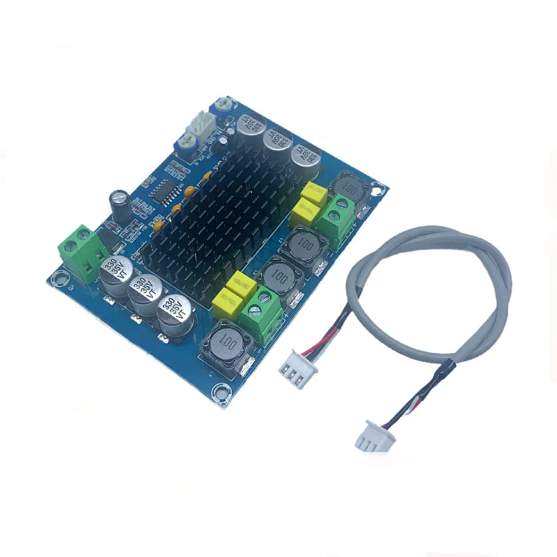 XH-M543 High-power Digital Power Amplifier Board TPA3116D2 Audio Amplification Module D Class Two-channel 2*120W
XH-M543 High-power Digital Power Amplifier Board TPA3116D2 Audio Amplification Module D Class Two-channel 2*120W