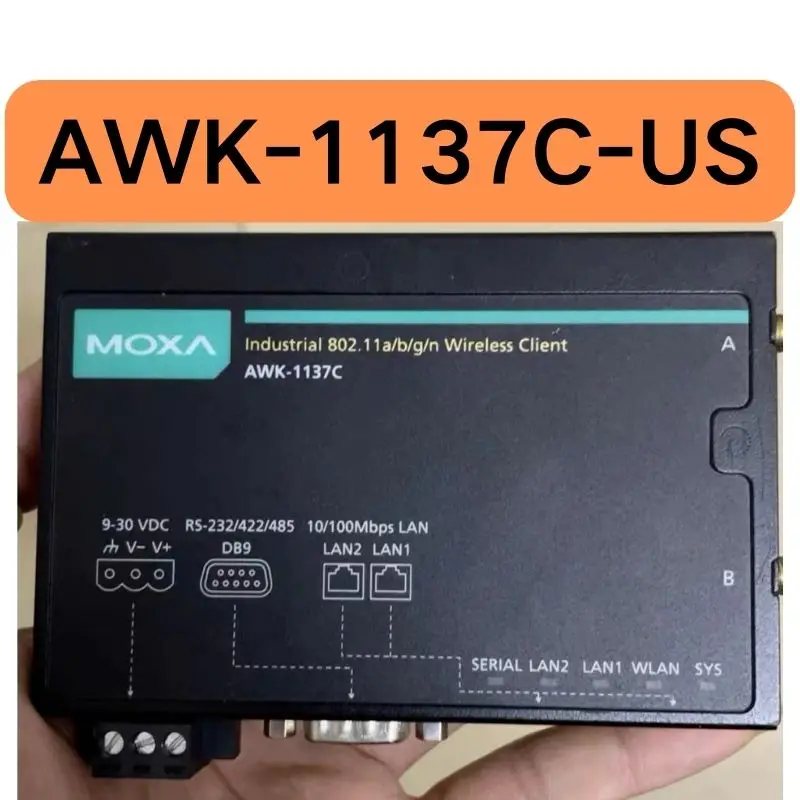 The second-hand wireless bridge AWK-1137C-US tested OK and its function is intact
The second-hand wireless bridge AWK-1137C-US tested OK and its function is intact
