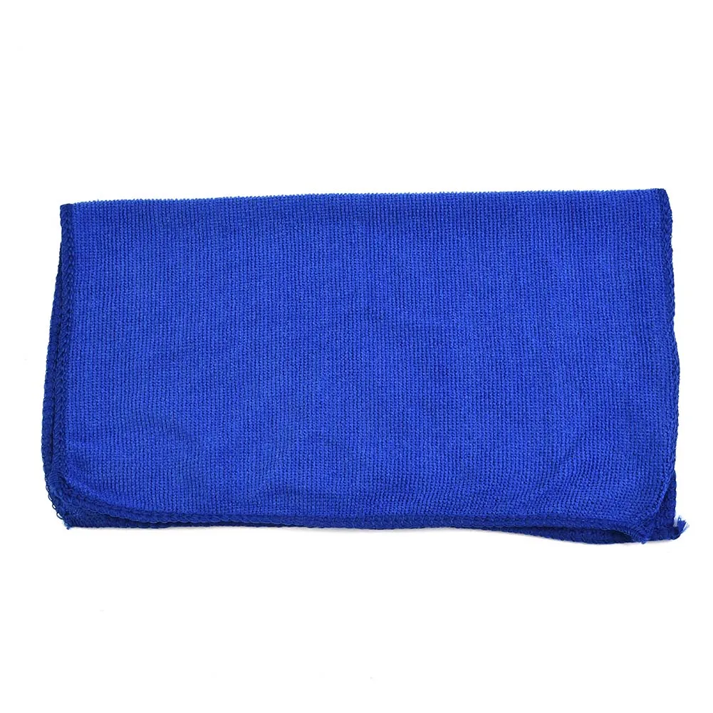 

Kitchen Towel Cleaning Towel Wash Workplaces 30 * 30cm Auto Blue Car Cleaning Tool Home Microfiber Clean Cloth