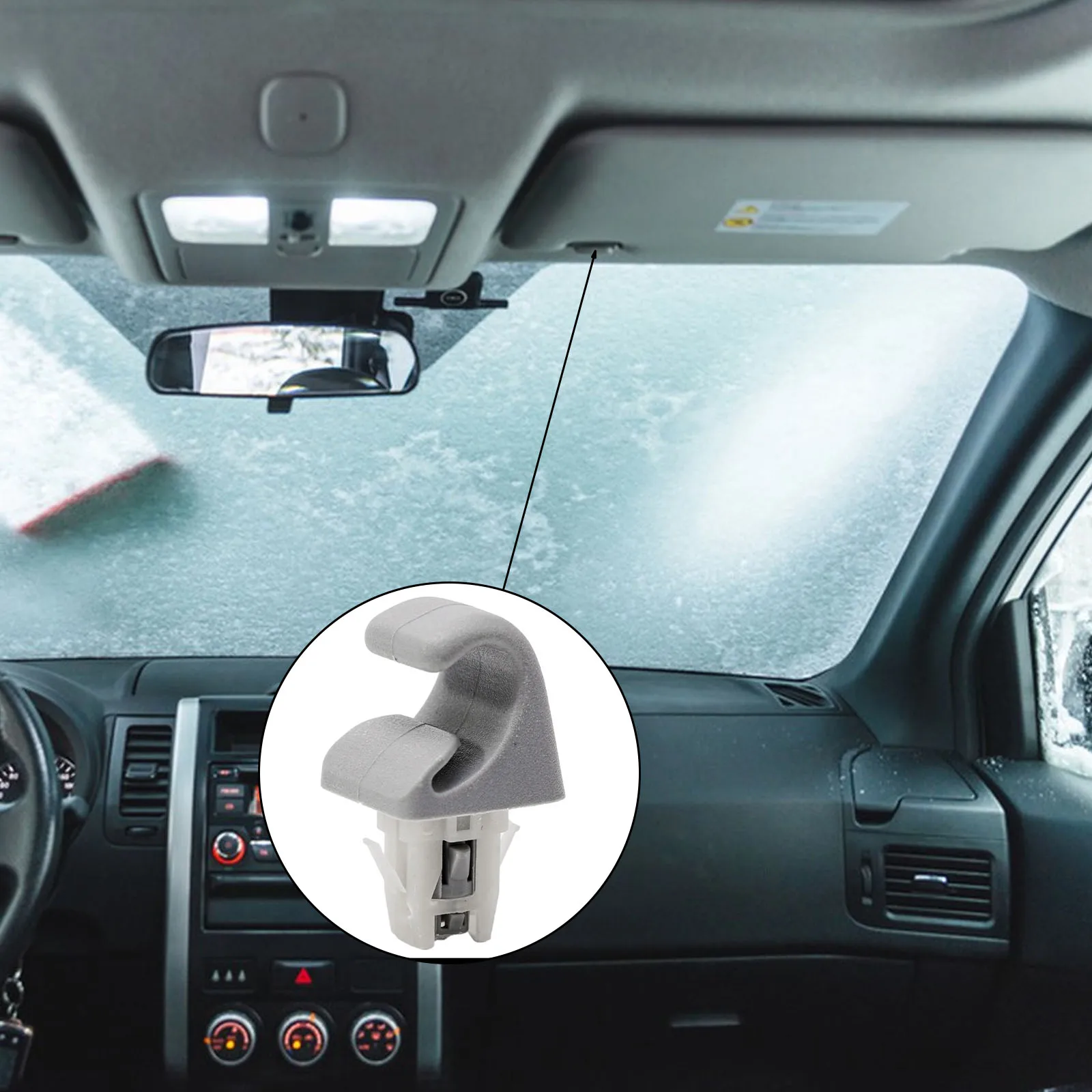 Gray Plastic Brand New Car Sun Visor Bracket Hook Clip For Toyota-Camry For Corolla Hollanda Prius-RAV4
Gray Plastic Brand New Car Sun Visor Bracket Hook Clip For Toyota-Camry For Corolla Hollanda Prius-RAV4