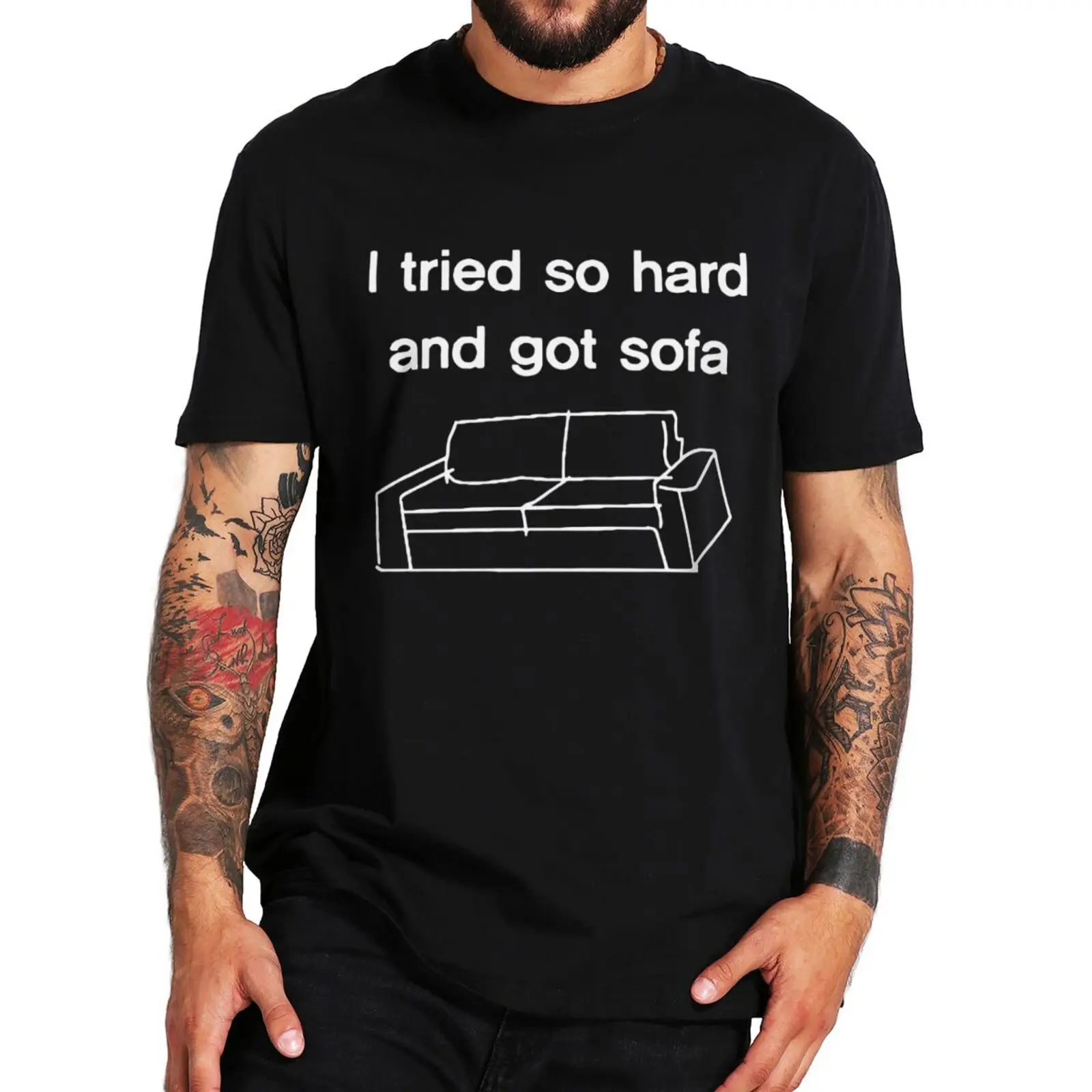 I Tried So Hard And Got T Shirt Funny Meme Humor Jokes Short Sleeve Casual 100% Cotton Unisex Oversized Tee Tops EU Size
I Tried So Hard And Got T Shirt Funny Meme Humor Jokes Short Sleeve Casual 100% Cotton Unisex Oversized Tee Tops EU Size