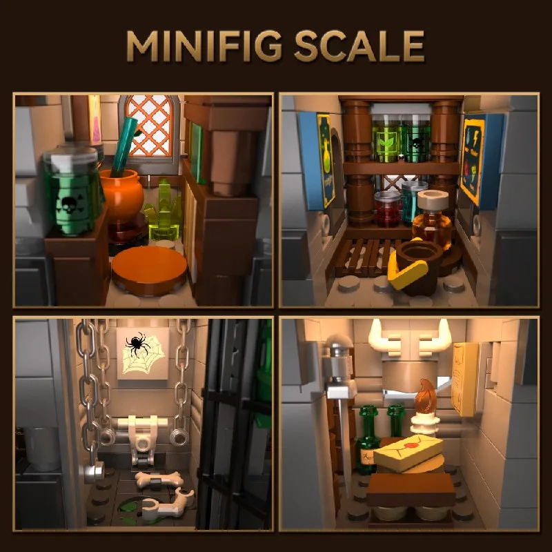 2568PCS Knight's Castle House Buildings Sets, City Apartment Store Architecture Modular Buildings Blocks Model Kit, Gift 2568PCS Knight's Castle House Buildings Sets, City Apartment Store Architecture Modular Buildings Blocks Model Kit, Gift