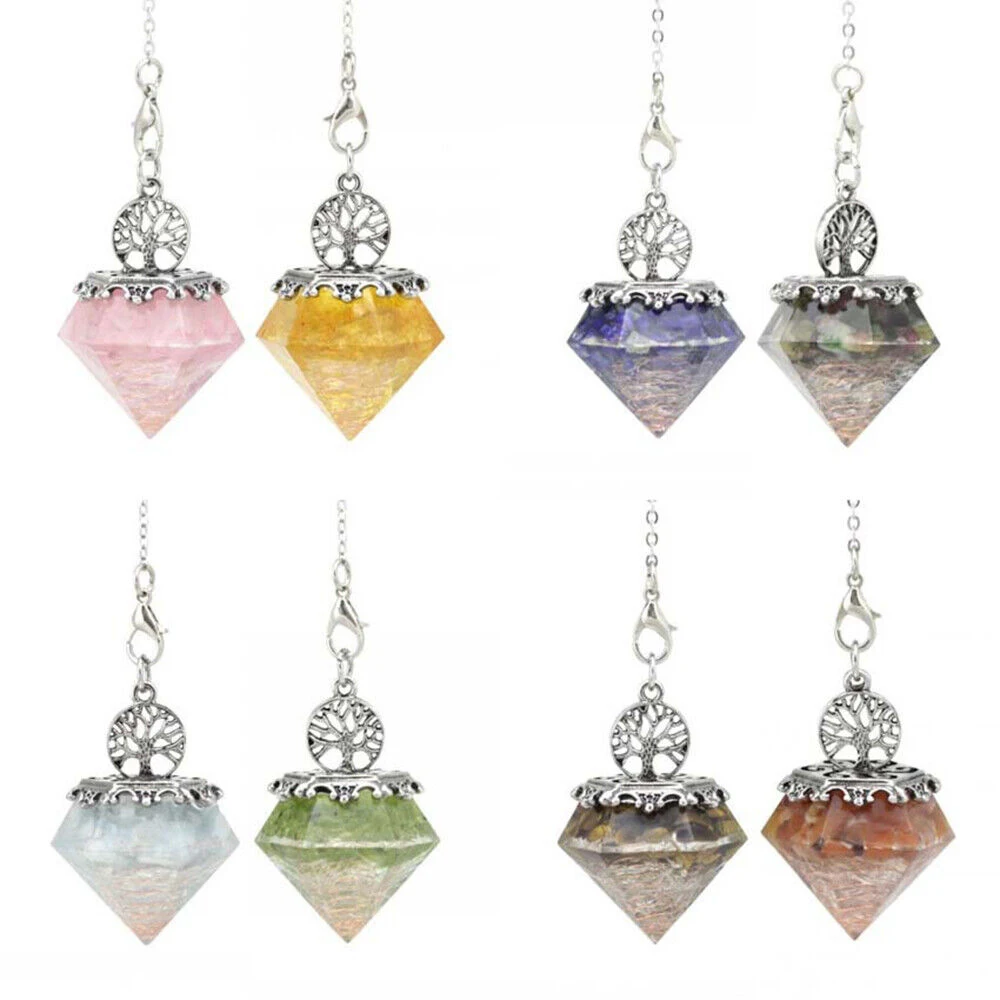 Mineraali Tree of Life 7 Chakras Natural Labradorite Mini Tumbled Gems Pendulum Resin Cone Orgonite Pyramid Sliver Color Chain
Mineraali Tree of Life 7 Chakras Natural Labradorite Mini Tumbled Gems Pendulum Resin Cone Orgonite Pyramid Sliver Color Chain