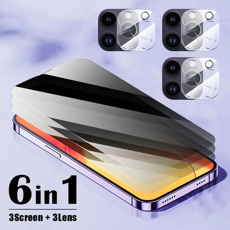 6in 1 Privacy Glass smartphone Film for iPhone 11 pro max 12 13 mini 14 15 plus full cover Camera protector Tempered Glass
6in 1 Privacy Glass smartphone Film for iPhone 11 pro max 12 13 mini 14 15 plus full cover Camera protector Tempered Glass