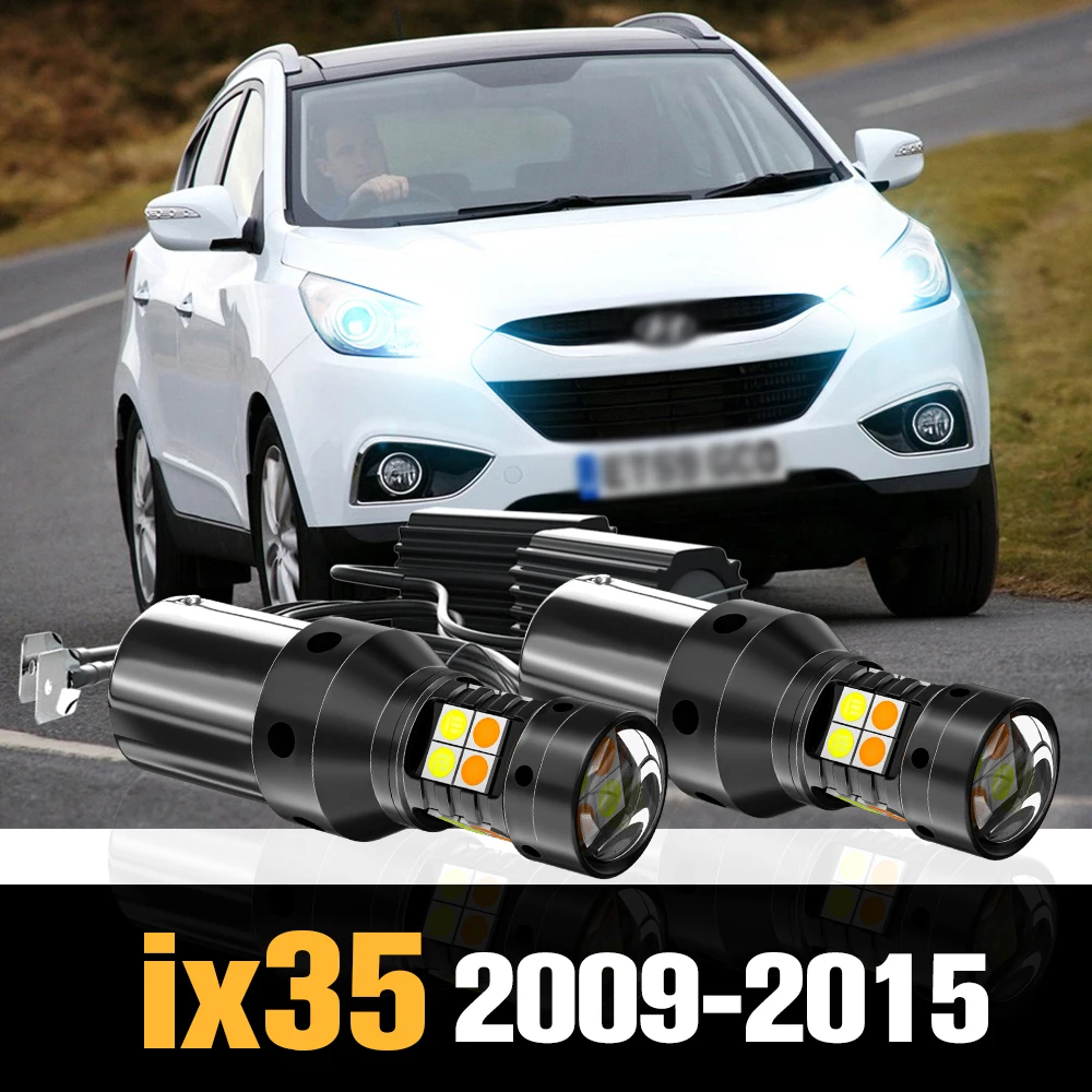 2pcs Canbus LED Dual Mode Turn Signal+Daytime Running Light DRL Accessories For Hyundai ix35 2009-2015 2010 2011 2012 2013 2014 
2pcs Canbus LED Dual Mode Turn Signal+Daytime Running Light DRL Accessories For Hyundai ix35 2009-2015 2010 2011 2012 2013 2014