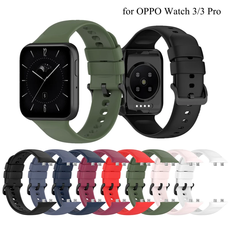 Силиконовый ремешок для часов OPPO Watch 3, оригинальный сменный спортивный браслет для смарт-часов OPPO Watch 3 Pro
Силиконовый ремешок для часов OPPO Watch 3, оригинальный сменный спортивный браслет для смарт-часов OPPO Watch 3 Pro