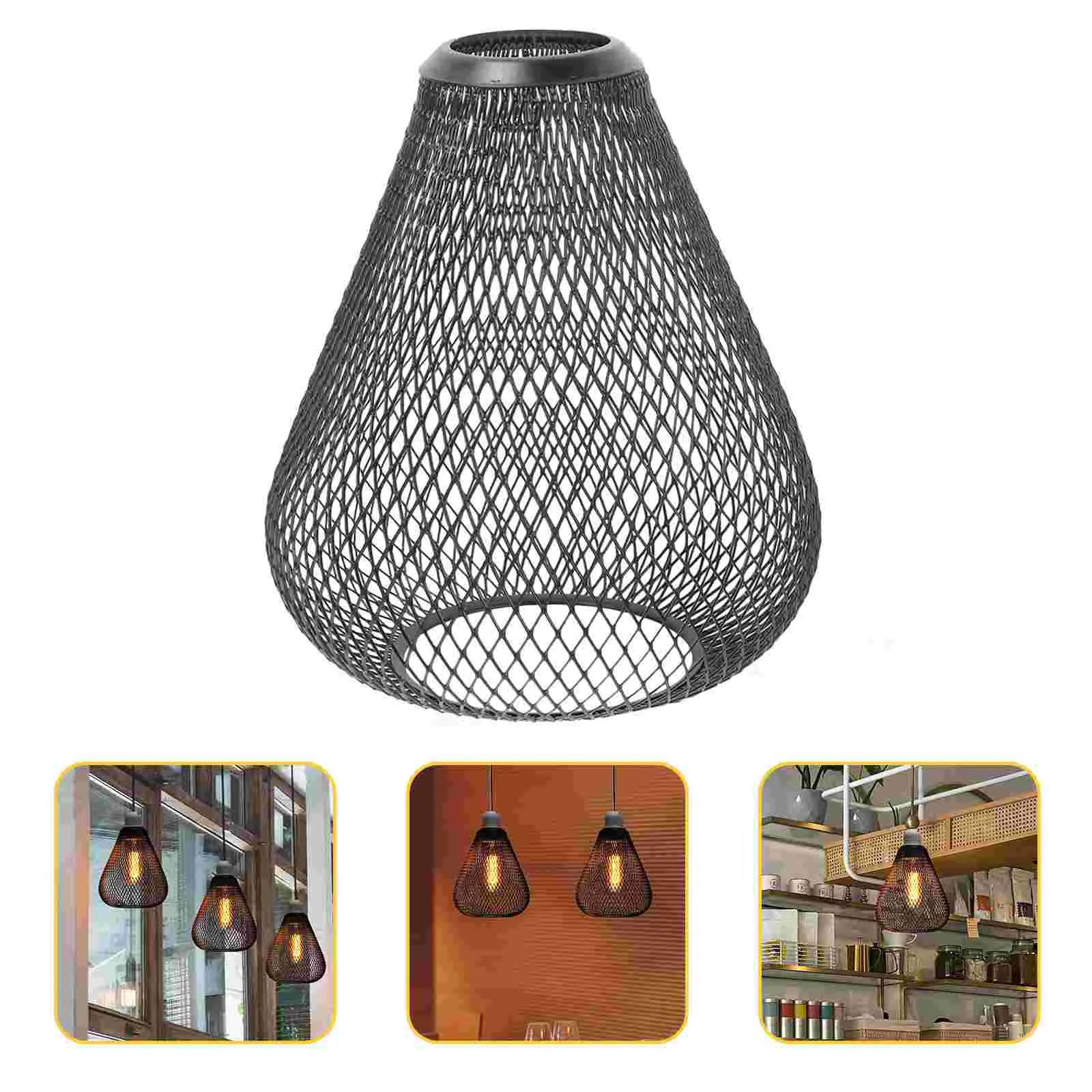 Wrought Iron Lampshade Ceiling Light Cover Hanging Shades Replacement Bulb Cage for Pendant Metal
Wrought Iron Lampshade Ceiling Light Cover Hanging Shades Replacement Bulb Cage for Pendant Metal