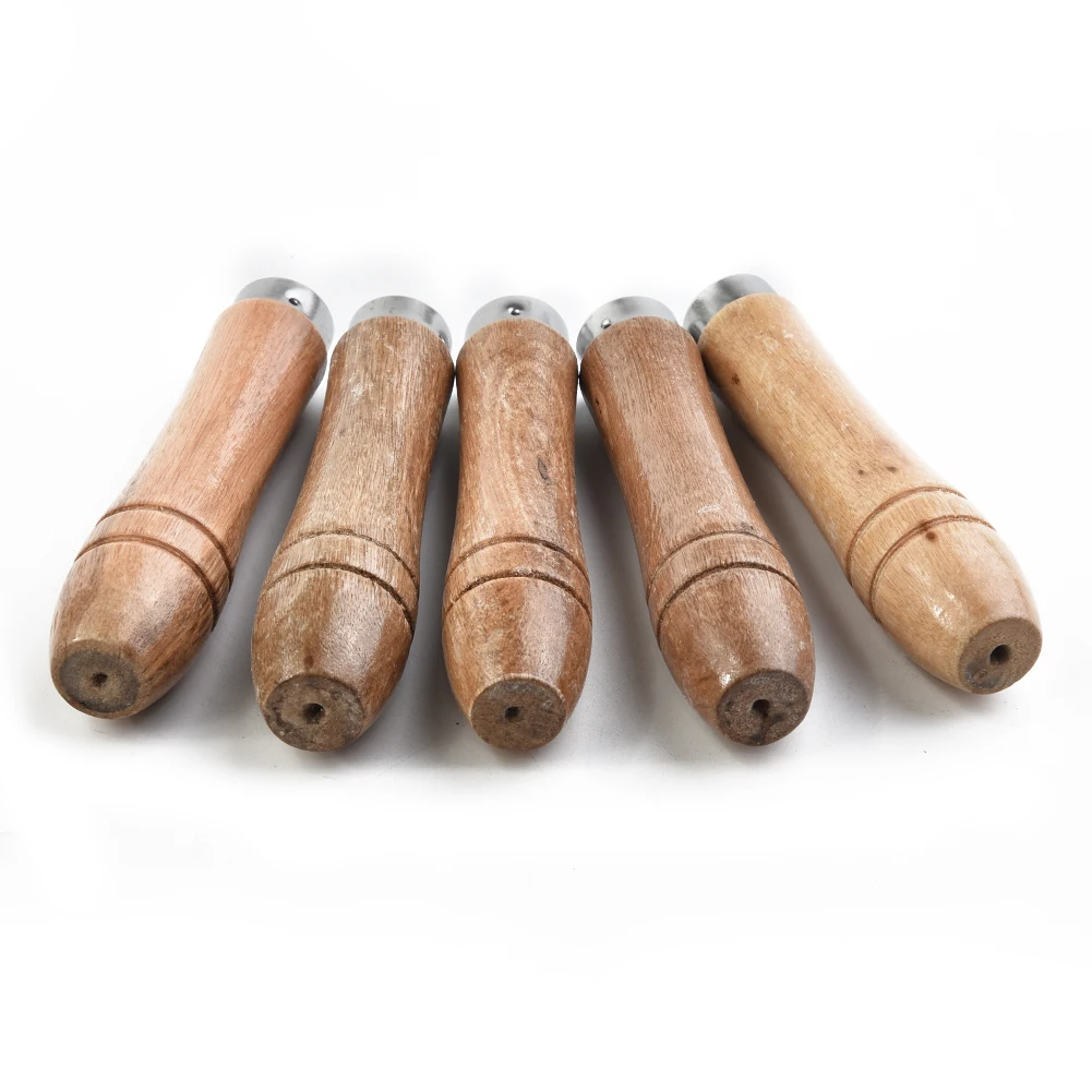 Ergonomic Shape, Secure Metal Sleeve, 5pcs Wooden File Handle Replacement for Metal File, Hand Drills, Screwdrivers and More
Ergonomic Shape, Secure Metal Sleeve, 5pcs Wooden File Handle Replacement for Metal File, Hand Drills, Screwdrivers and More