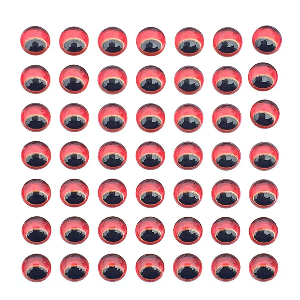 300pcs 3/4/5/6mm Fish Eye Snake Pupil Red 3D Holographic Fishing Lure Eyes Fly Tying DIY Fishing Lure Eyes Accessories
300pcs 3/4/5/6mm Fish Eye Snake Pupil Red 3D Holographic Fishing Lure Eyes Fly Tying DIY Fishing Lure Eyes Accessories