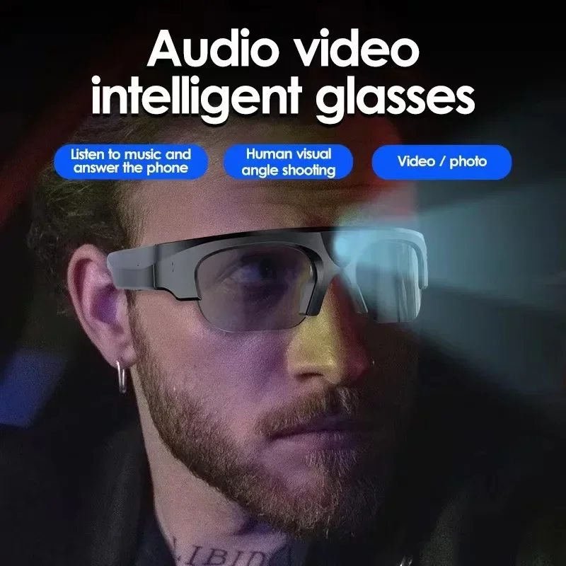Смарт-очки TWS Беспроводные с поддержкой Bluetooth, Водонепроницаемая видеокамера для вождения, спортивные уличные очки для езды на велосипеде, мини-камера 2K HD, солнцезащитные очки
Смарт-очки TWS Беспроводные с поддержкой Bluetooth, Водонепроницаемая видеокамера для вождения, спортивные уличные очки для езды на велосипеде, мини-камера 2K HD, солнцезащитные очки