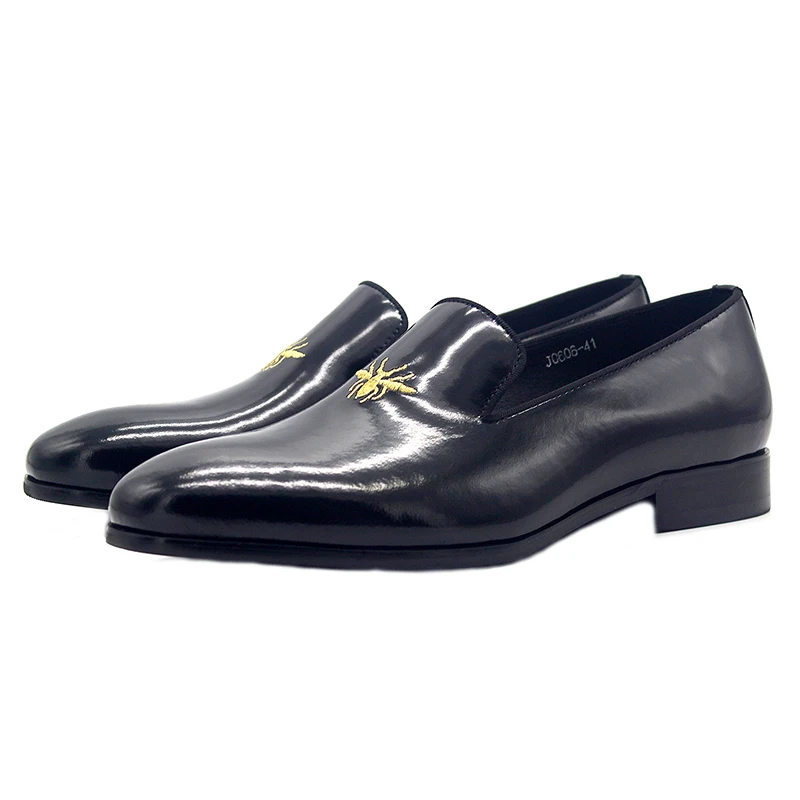Winter Bee Men Shoes Top grade Black Pointed toe Genuine Leather Slip on Handmade Dress shoes for men
Winter Bee Men Shoes Top grade Black Pointed toe Genuine Leather Slip on Handmade Dress shoes for men