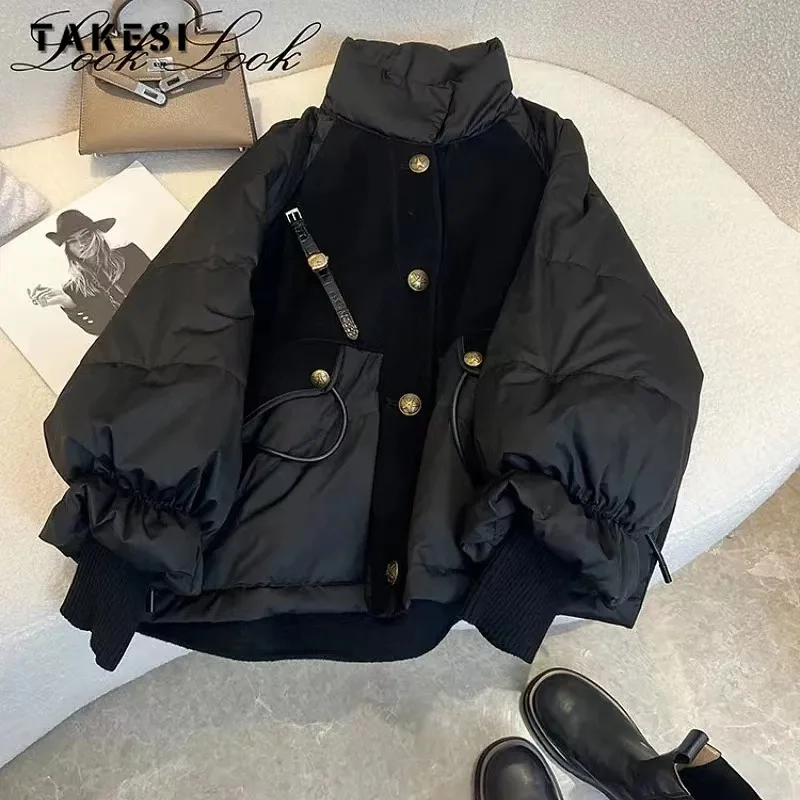 Korean Style Black Stylish Oversize Designer Winter Jacket Women Fashion Warm Thick Padding Coat 2023 Demi-season Outer Parka
Korean Style Black Stylish Oversize Designer Winter Jacket Women Fashion Warm Thick Padding Coat 2023 Demi-season Outer Parka