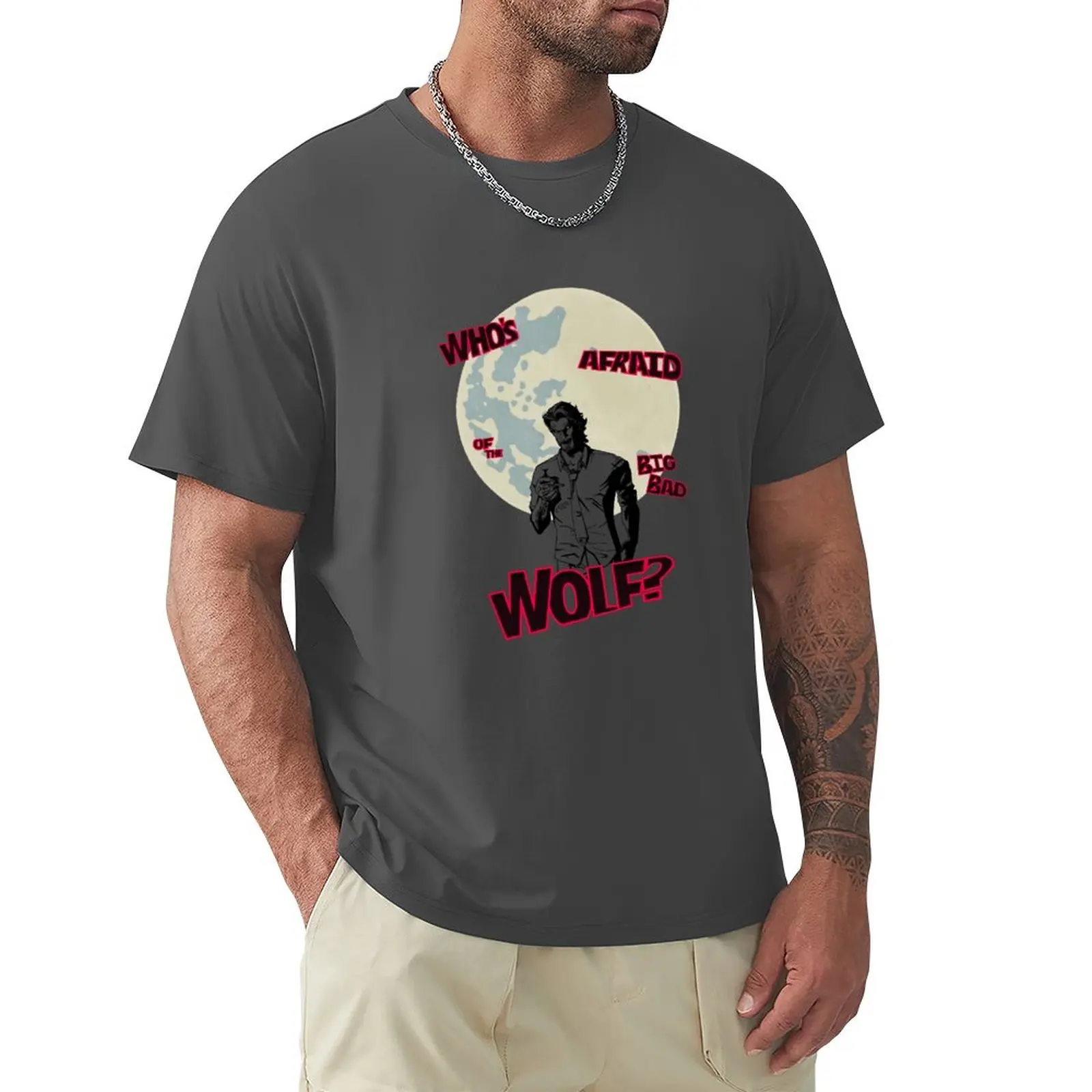 Who's Afraid of The Big Bad Wolf T-Shirt oversized t shirt Aesthetic clothing boys animal print shirt designer t shirt men
Who's Afraid of The Big Bad Wolf T-Shirt oversized t shirt Aesthetic clothing boys animal print shirt designer t shirt men