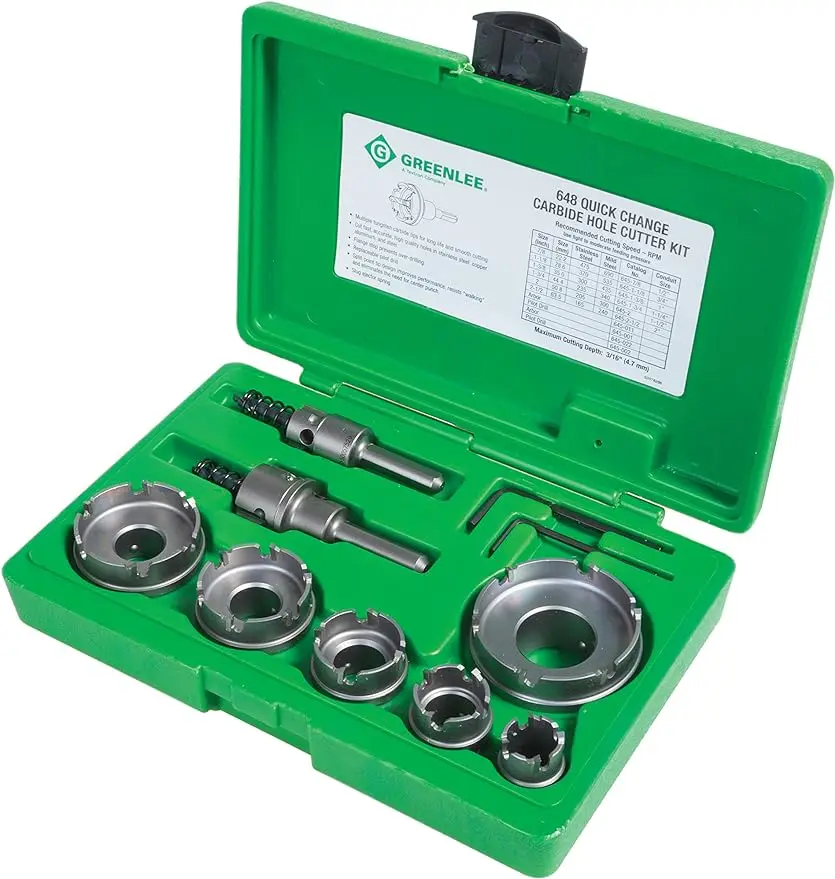 Greenlee - Carbide Cutter, Qck Chnge, 8Pc, Hole Making (648) outdoor storage sheds
Greenlee - Carbide Cutter, Qck Chnge, 8Pc, Hole Making (648) outdoor storage sheds