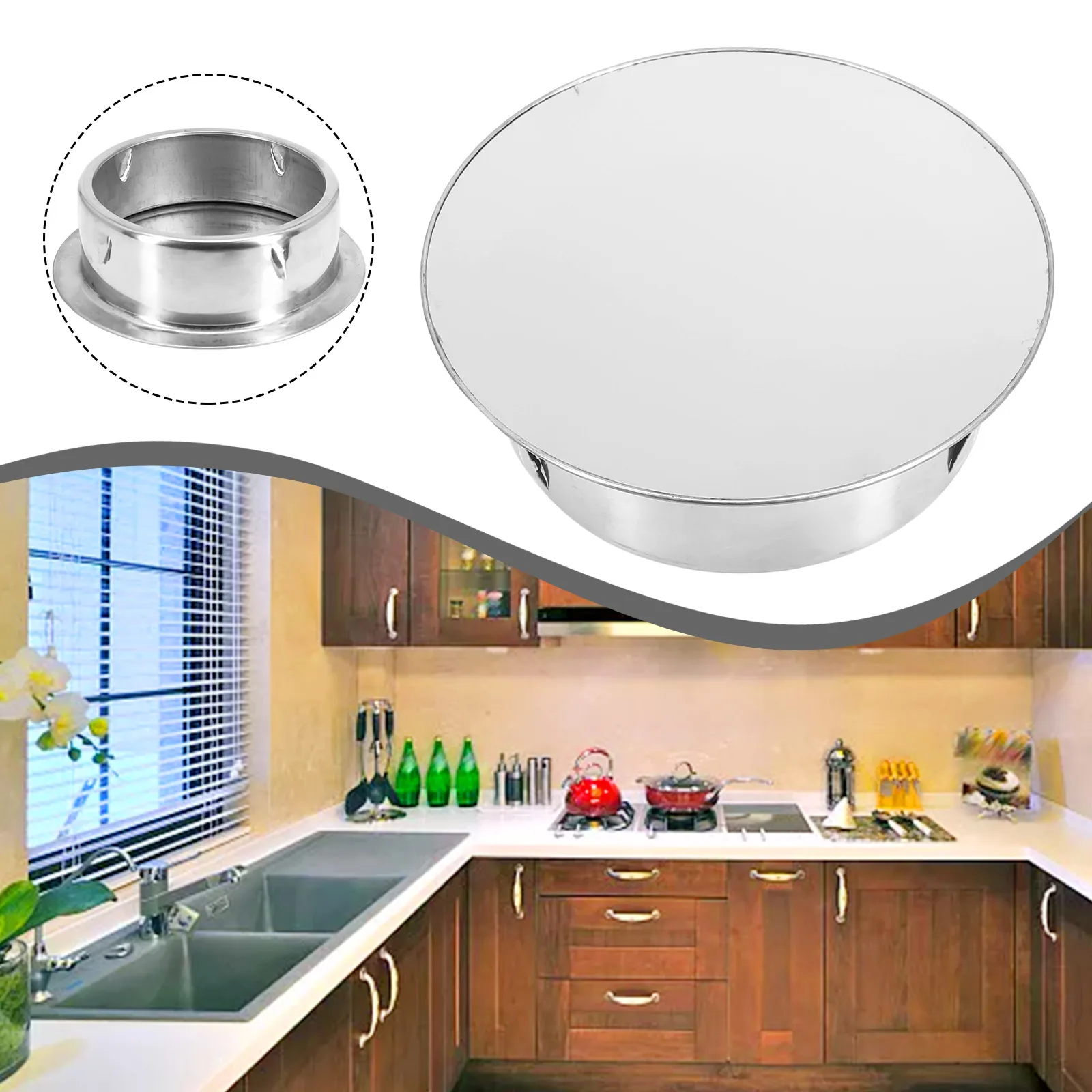 Weather resistant Chimney Cover Made of Stainless Steel Fits Flush with Tube Odor Inhibition and Rat Protection
Weather resistant Chimney Cover Made of Stainless Steel Fits Flush with Tube Odor Inhibition and Rat Protection