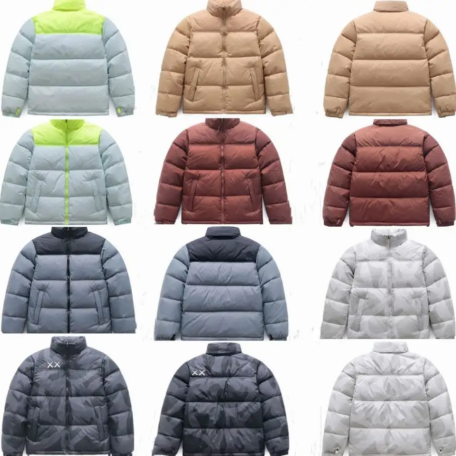

Classic Chip 1996 Puffer Bread Down Jacket Kawses Couples Mocha Loose Northern Warm Winter Parka Men Women White Padded 700 Coat