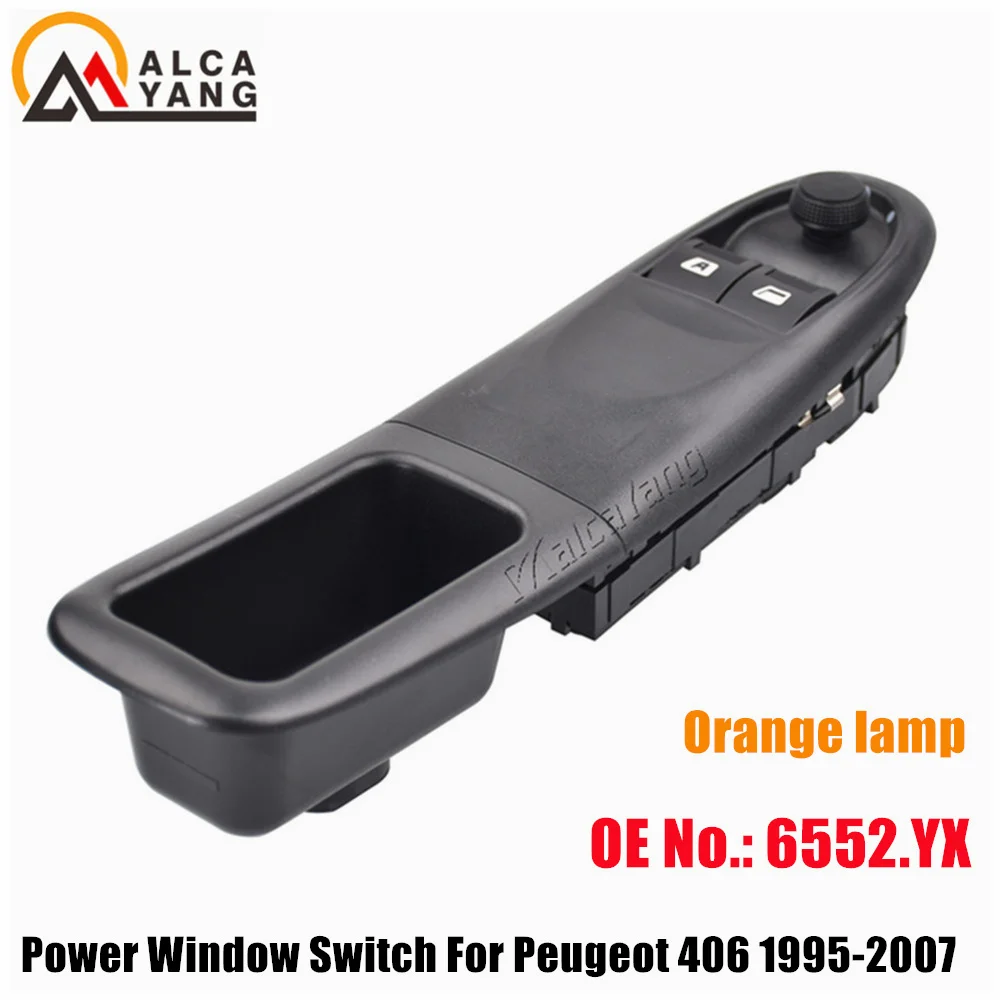 Высококачественный выключатель стеклоподъемника для Peugeot 406 1995-2007 6552.YX 6552YX 
Высококачественный выключатель стеклоподъемника для Peugeot 406 1995-2007 6552.YX 6552YX