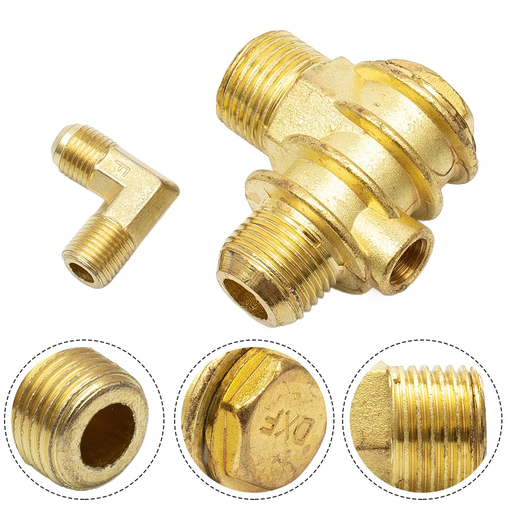 1pc 3Port Check Valve Brass Male-Threaded For Compressor Small Air Pump Oil Free Machine Piston Type Direct Connection Part
1pc 3Port Check Valve Brass Male-Threaded For Compressor Small Air Pump Oil Free Machine Piston Type Direct Connection Part