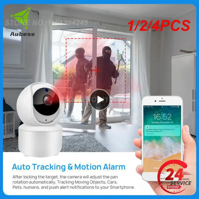 IP-камера видеонаблюдения с Wi-Fi, 1/2/4 шт.
IP-камера видеонаблюдения с Wi-Fi, 1/2/4 шт.