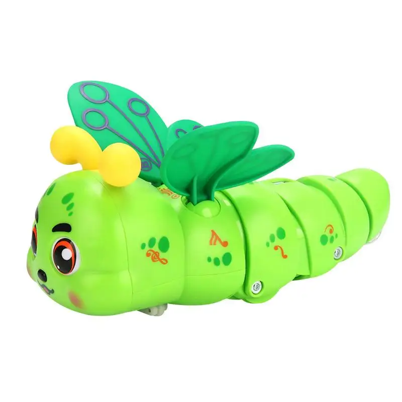 

Caterpillar Toys For Boys Battery Powered Sensory Musical Toys 360 Degree Rotating Sensory Musical Toy Multifunctional Safety