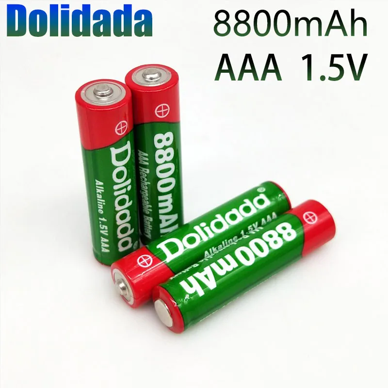New Type AAA Battery 8800 MAH 1.5V Alkaline AAA Rechargeable Battery Remote Control Toy Large Capacity Battery
New Type AAA Battery 8800 MAH 1.5V Alkaline AAA Rechargeable Battery Remote Control Toy Large Capacity Battery