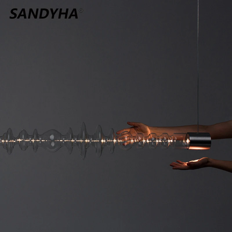 Современная Минималистичная длинная стеклянная люстра SANDYHA, арт-дизайн дома, светодиодная лампа для столовой, бара, островка, подвеска
Современная Минималистичная длинная стеклянная люстра SANDYHA, арт-дизайн дома, светодиодная лампа для столовой, бара, островка, подвеска