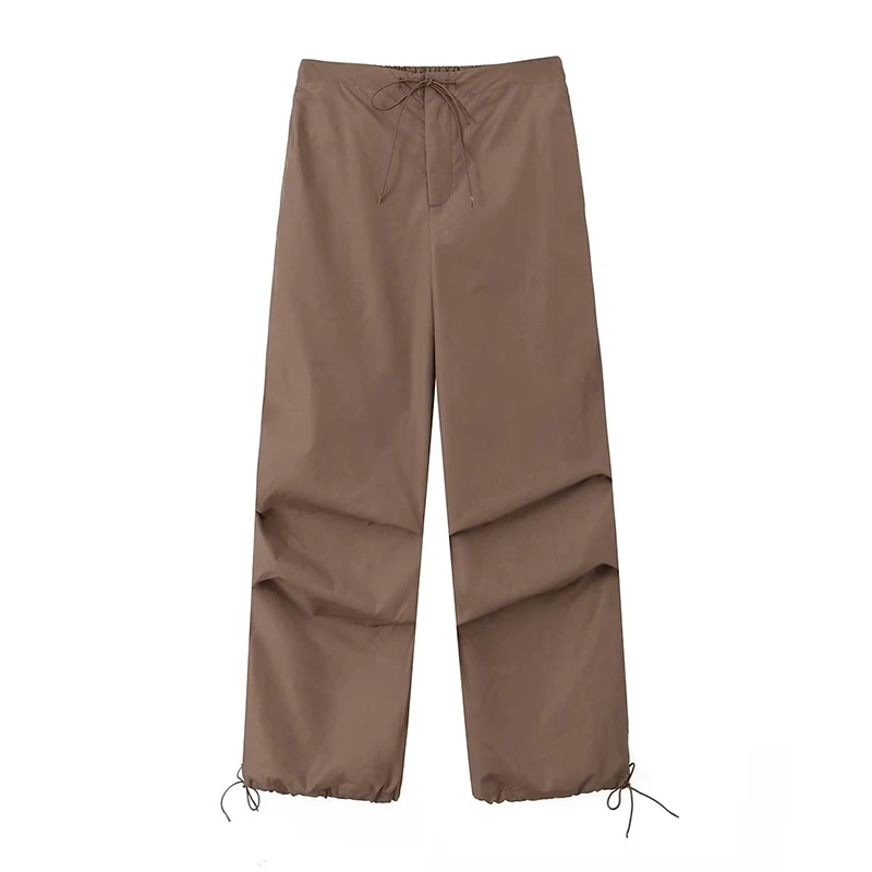 YENKYE 2023 Women Vintage Drawstring Elastic High Waist Jogging Pants Pleated Adjustable Hem Female Loose Casual Trousers
YENKYE 2023 Women Vintage Drawstring Elastic High Waist Jogging Pants Pleated Adjustable Hem Female Loose Casual Trousers