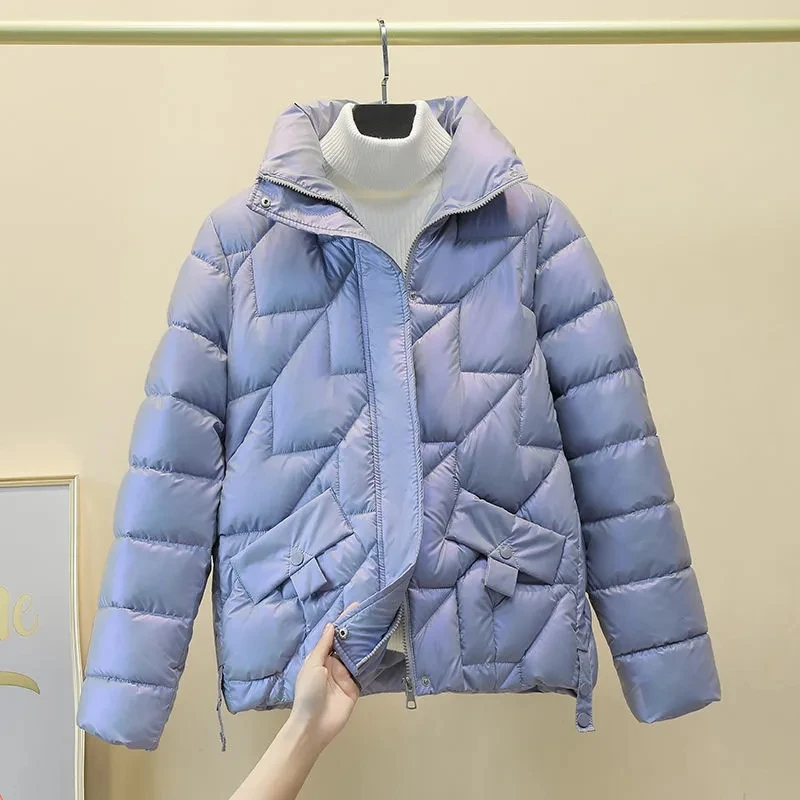 Women Glossy Down Padded Jacket 2023 New Women Winter Parkas Coat Warm Thick Loose Cotton Coat Female Outwear Winter Jacket
Women Glossy Down Padded Jacket 2023 New Women Winter Parkas Coat Warm Thick Loose Cotton Coat Female Outwear Winter Jacket