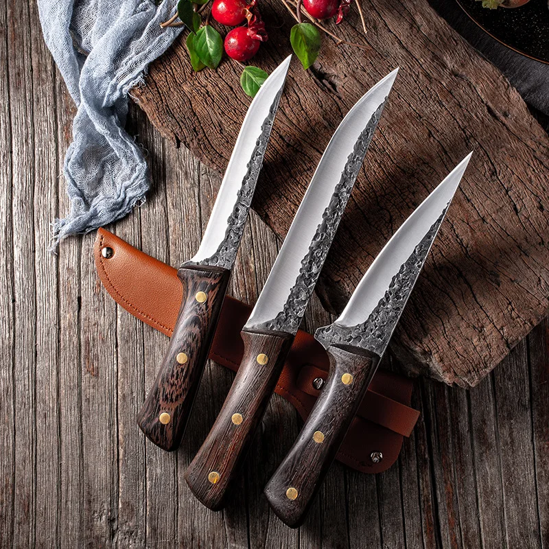 Forged Slaughter Boning Knife Special Knife for Pigs and Sheep Fish Manual Stainless Steel Meat Cutting Knife
Forged Slaughter Boning Knife Special Knife for Pigs and Sheep Fish Manual Stainless Steel Meat Cutting Knife