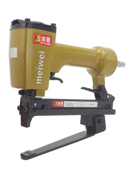 

1022J Multifunctional Pneumatic Staple Gun Code Nail Gun Book Sewer Leather Fabric Carton Wood Air Nailer Stapler