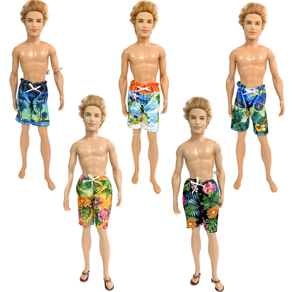 NK 5 Pcs 30CM Prince Casual Trousers Fashion Party Beach Swimming Pants For Barbie Doll Accessories Friend For Ken Doll Gift Toy
NK 5 Pcs 30CM Prince Casual Trousers Fashion Party Beach Swimming Pants For Barbie Doll Accessories Friend For Ken Doll Gift Toy