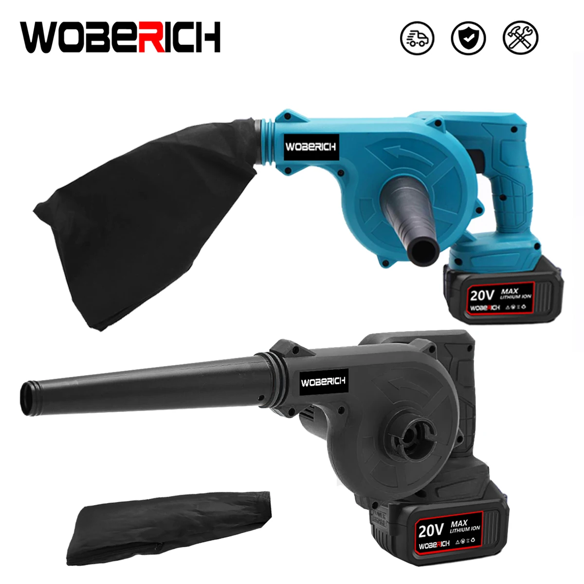 

Cordless Electric Air Blower & Suction Handheld Leaf Computer Dust Collector Cleaner Power Tools for Makita 18V Battery