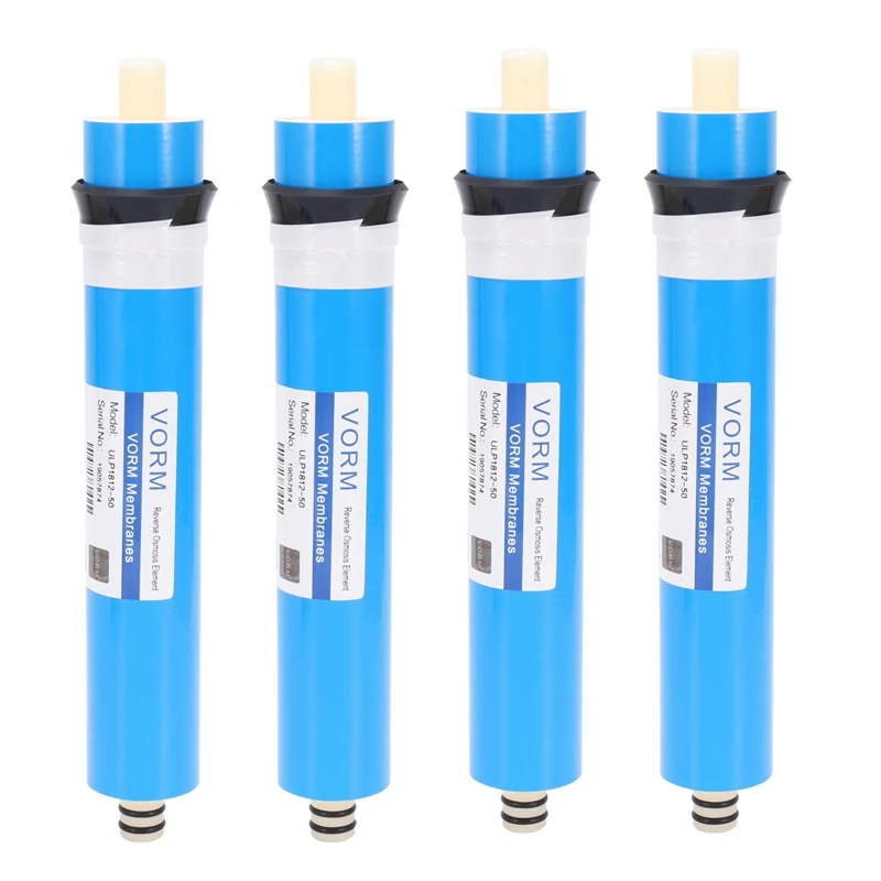 4Pcs ULP1812-50 Residential Water Filter 50 Gpd RO Membrane NSF Used For Reverse Osmosis System 
4Pcs ULP1812-50 Residential Water Filter 50 Gpd RO Membrane NSF Used For Reverse Osmosis System